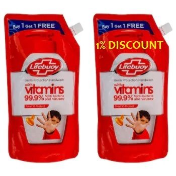 Lifebuoy Total 10+ Protect Activ Silver+ Formula Handwash 675 ml 