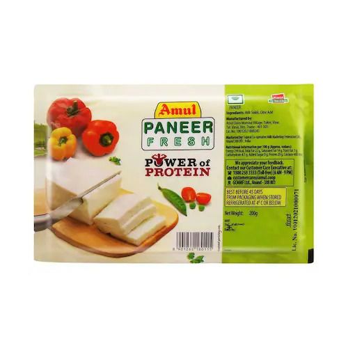 Amul Fresh Paneer 200 g (Pack)