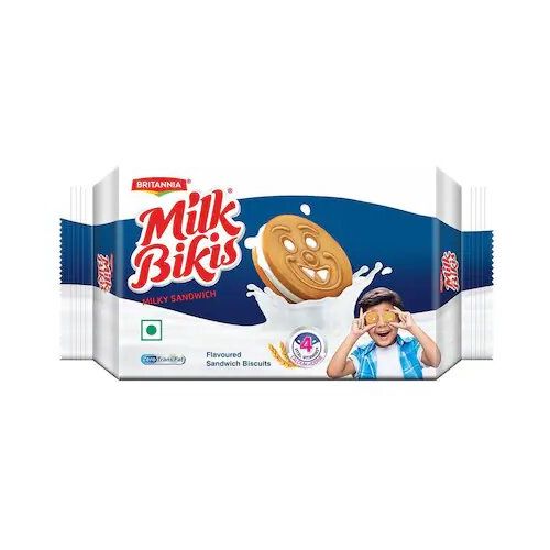 Britannia Milk Bikis Milky Sandwich Biscuits 200 g