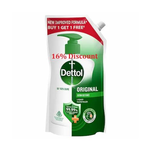 Dettol Original Liquid Handwash 675 ml (Buy 1 Get 1 Free)