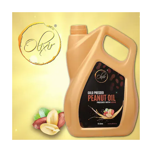 Olixir Cold Pressed Groundnut Oil - 5 ltr 