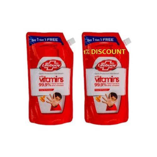 Lifebuoy Total 10+ Protect Activ Silver+ Formula Handwash 675 ml 